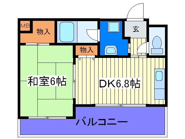 ネオポ－ト光優の物件間取画像