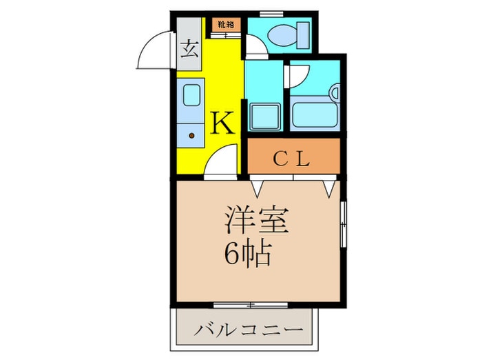 ティモール御影の物件間取画像