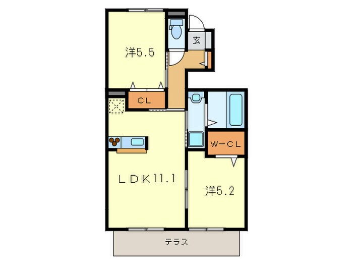 シャルマンの物件間取画像