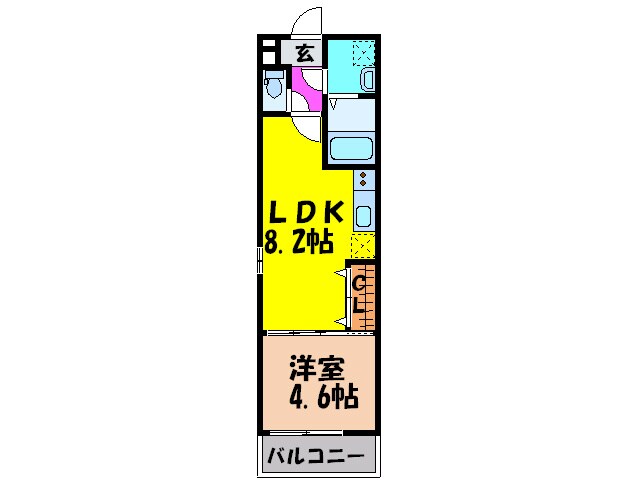 フジパレス堺鳳中Ⅰ番館の物件間取画像