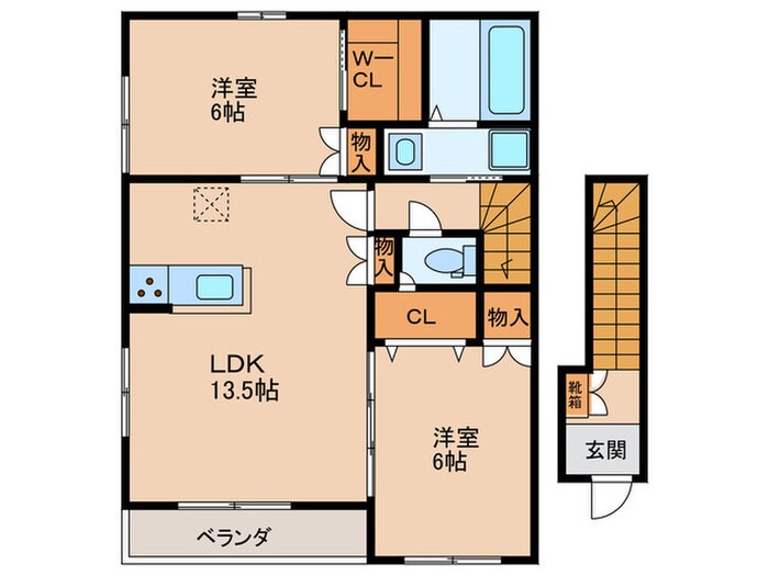 メゾン　グランソレイユの物件間取画像