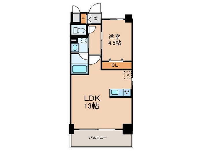 サンセール豊崎の物件間取画像