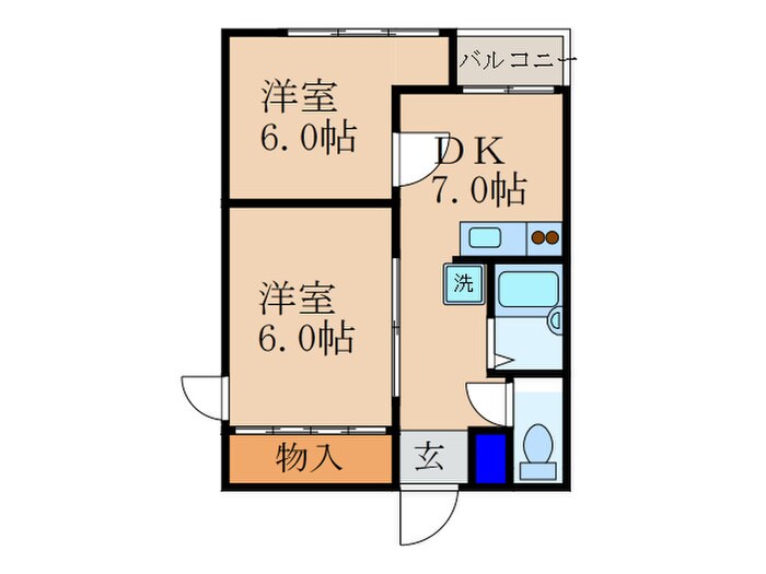 ツ－エイトフォ－ビルの物件間取画像
