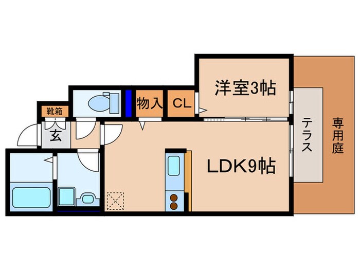 ロ－ズコ－トハイツ木村の物件間取画像