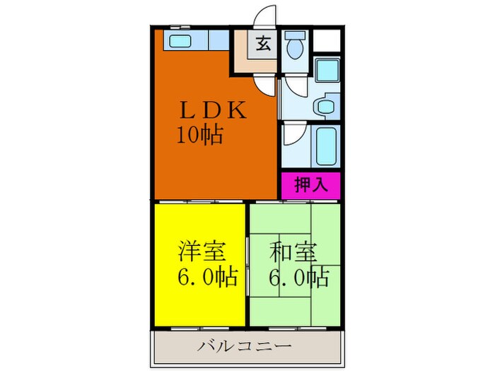 物件間取画像