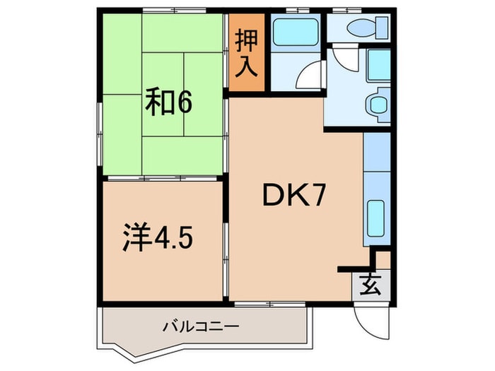 ﾊﾟﾗﾂｨ-ﾅエスタ武庫元町の物件間取画像