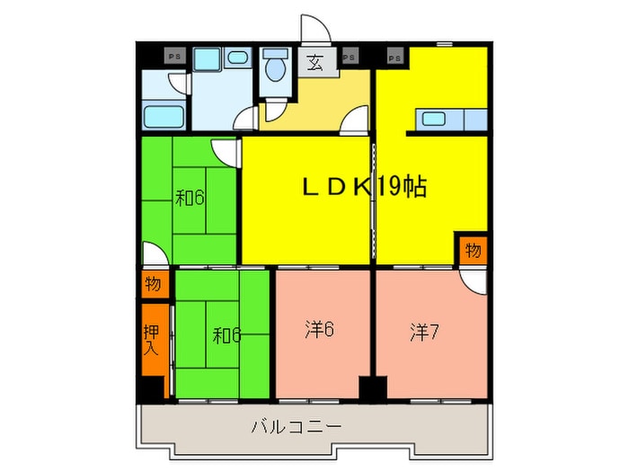 サンサーラ小川の物件間取画像