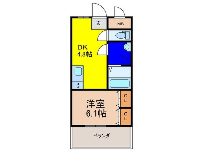 栄根コーポラスの物件間取画像