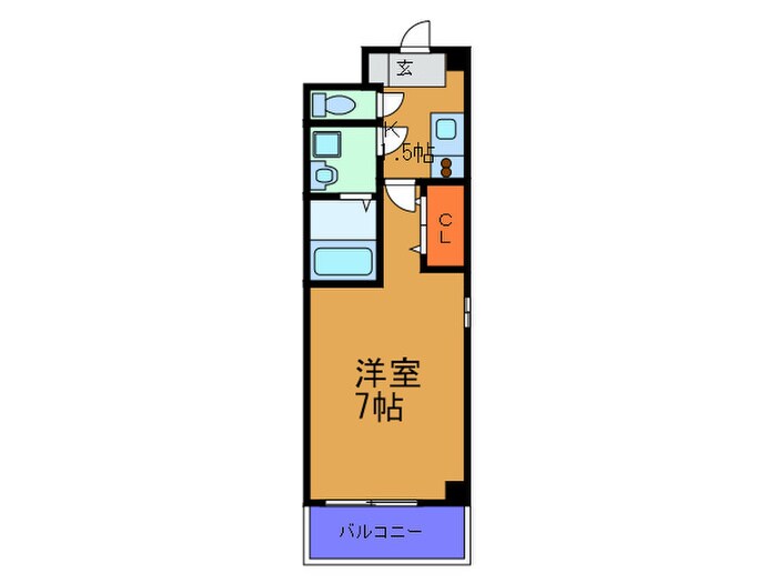 エルシャ千鳥橋の物件間取画像