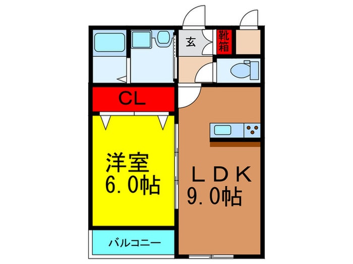 クラウディア香里ケ丘の物件間取画像