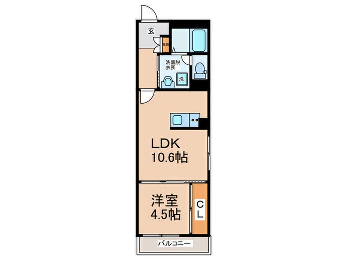 エトワール阿倍野の物件間取画像