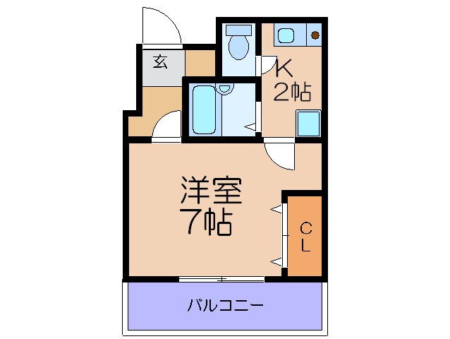 第３中川ビルの物件間取画像