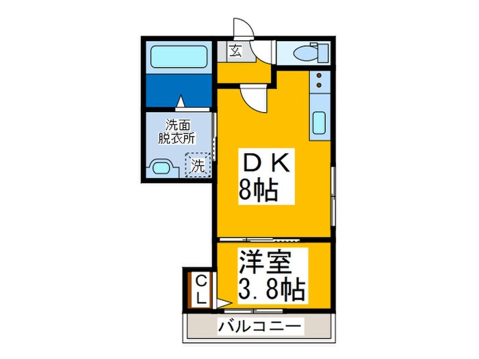 GRANDIR堺の物件間取画像