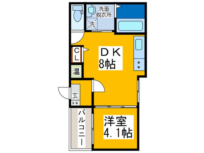 GRANDIR堺の物件間取画像