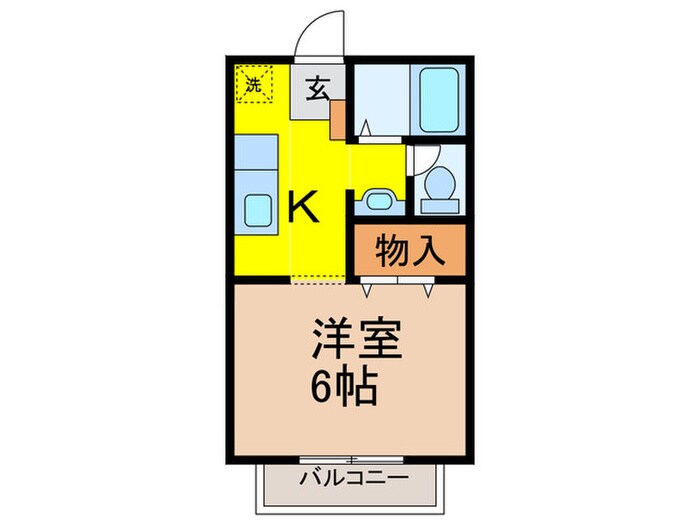 東ハイツ宝塚の物件間取画像