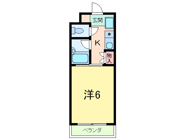 ファミ－ラ甲南の物件間取画像