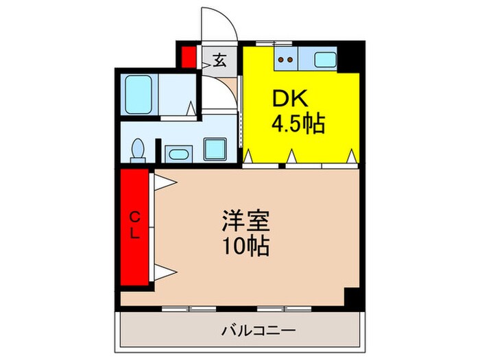 シャルレ服部の物件間取画像