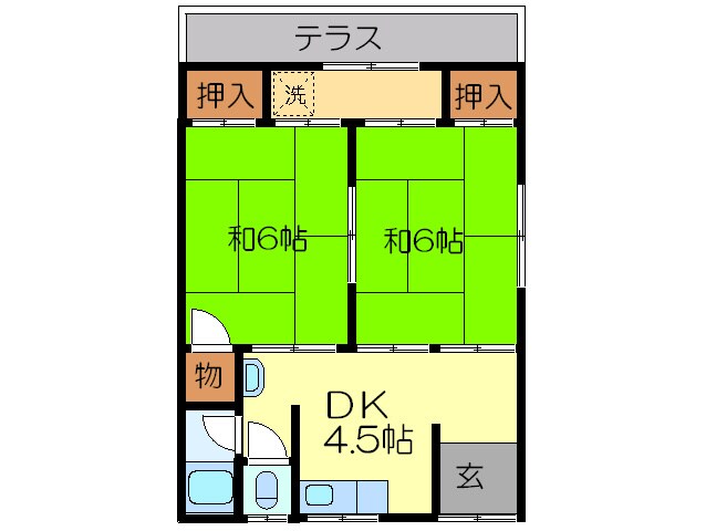 物件間取画像