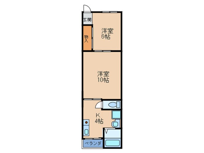 岡田ハウスの物件間取画像