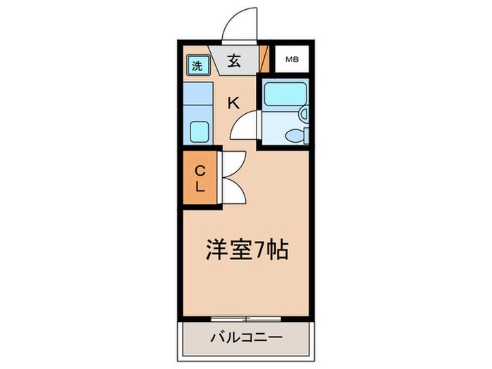 リアライズ富野荘の物件間取画像