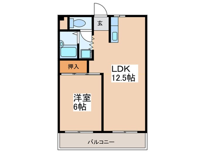 リベラルパレス平野の物件間取画像