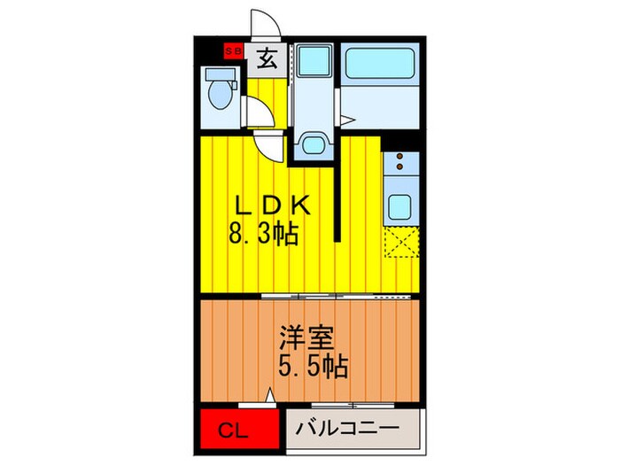 ALEGRIA摂津　正雀の物件間取画像