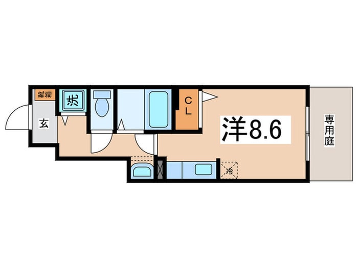 アロ－ハイムの物件間取画像