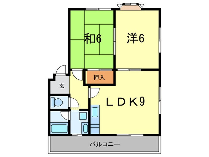 サイラント甲風園の物件間取画像