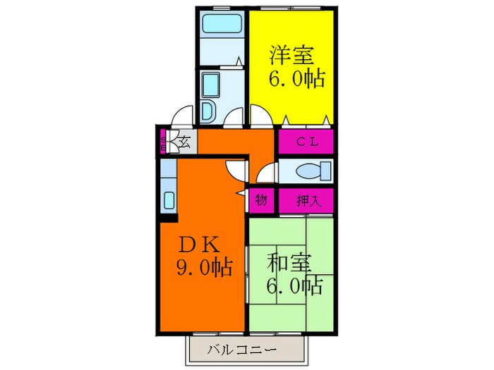 物件間取画像