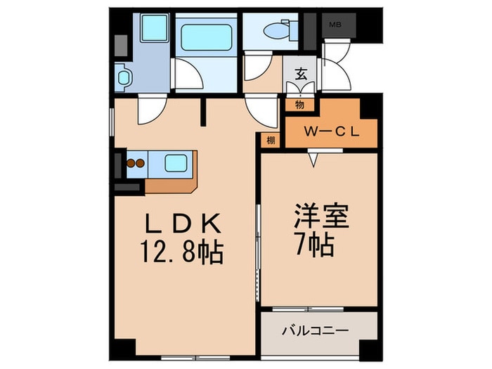 グランディ－ル六甲の物件間取画像