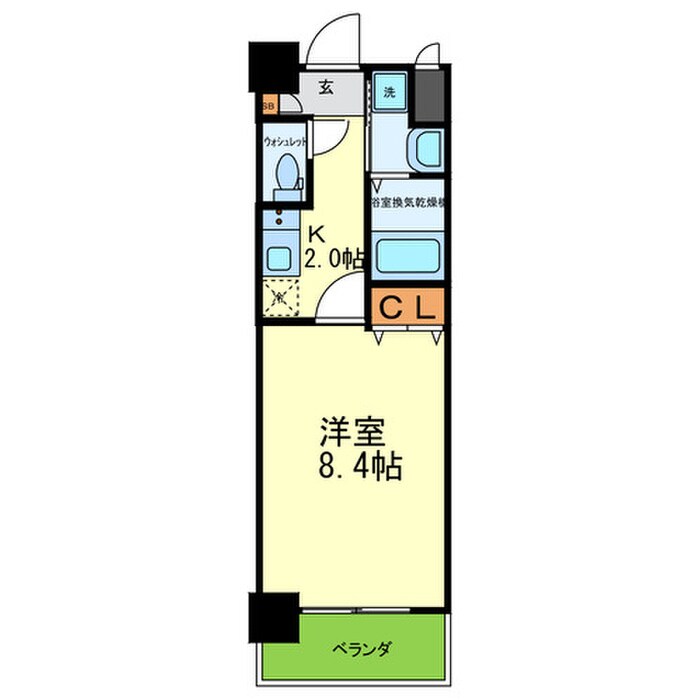 プレジオ中之島の物件間取画像