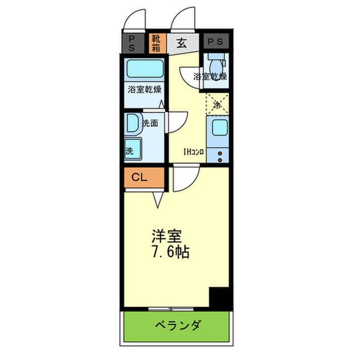 ルミエール久宝寺Ⅱの物件間取画像