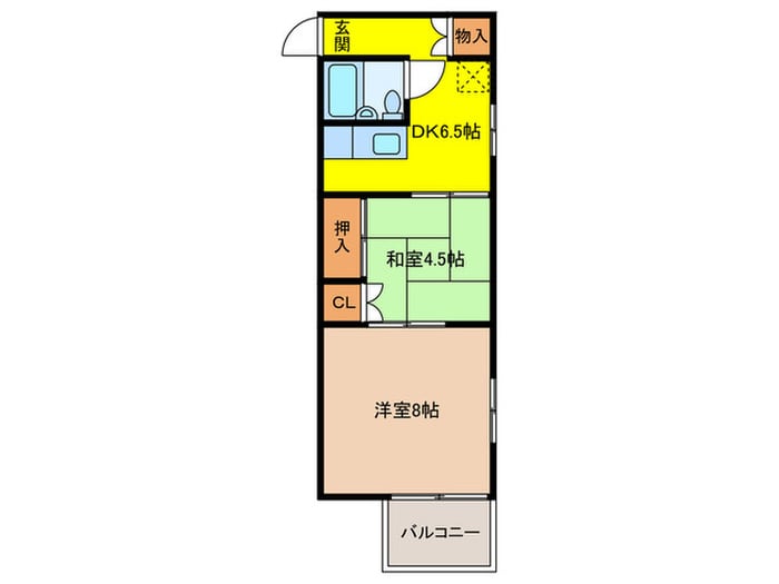 ランコントル別所の物件間取画像