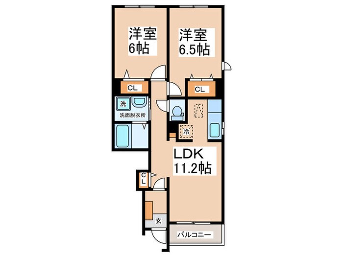 ソレア－ド久保Ⅰ番館の物件間取画像