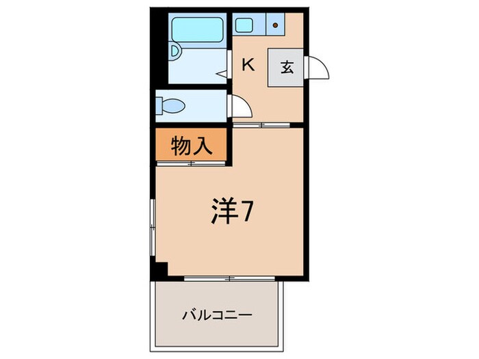 メゾンナカセの物件間取画像