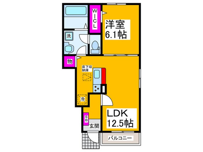 仮）リヴィエールⅠの物件間取画像