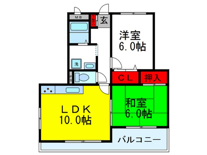 物件間取画像