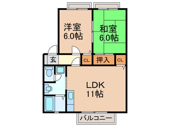 カ－サデルソルの物件間取画像