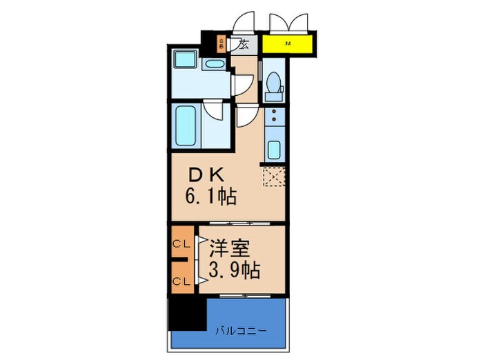 プレジオ十三の物件間取画像