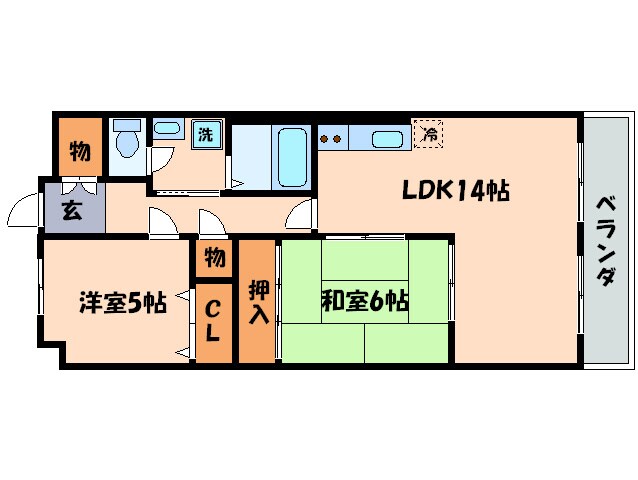 富士ロイヤルアベニュ－の物件間取画像