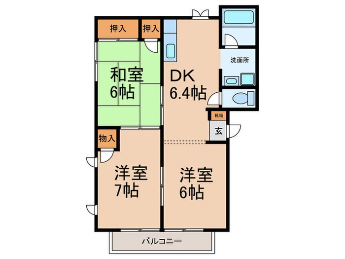 ファミール青山台の物件間取画像