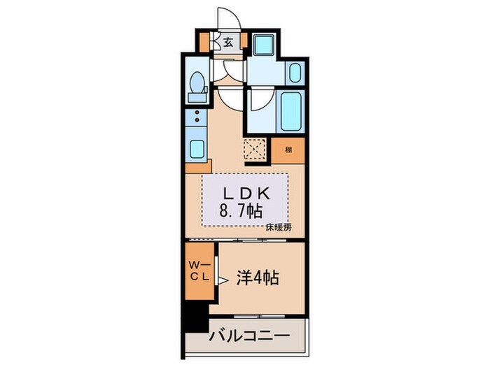 アーバネックス本町の物件間取画像