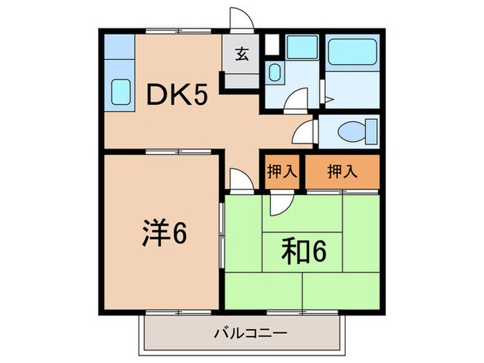 リバーハイツ甲子園の物件間取画像