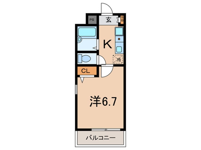 ミュゼ甲子園の物件間取画像