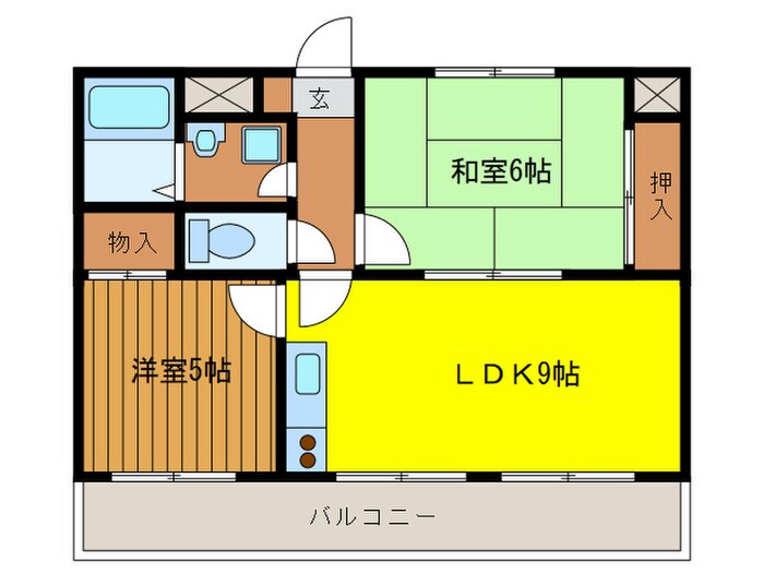 メゾンコトブキ新森の物件間取画像