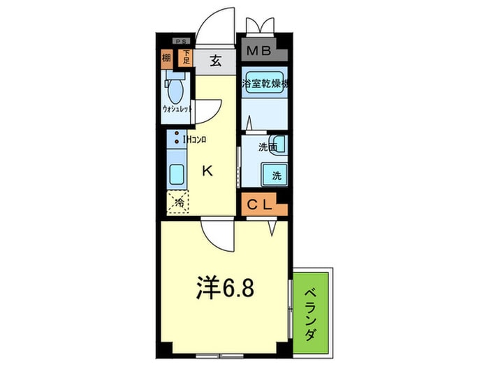 ロータスコートⅡの物件間取画像