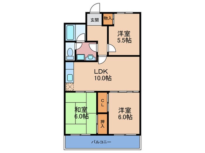 シェリール水無瀬の物件間取画像