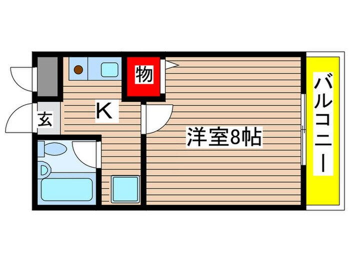 西小路ハイツの物件間取画像