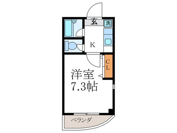 リバティ東大路の物件間取画像