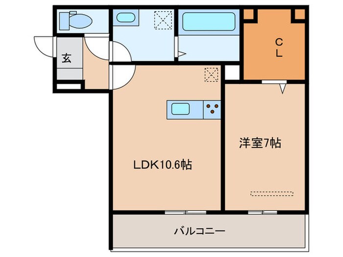 クオーレ神和の物件間取画像